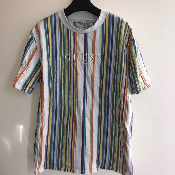 🌈Guess Striped Colourful Tee🌈 - Picture 2 of 4